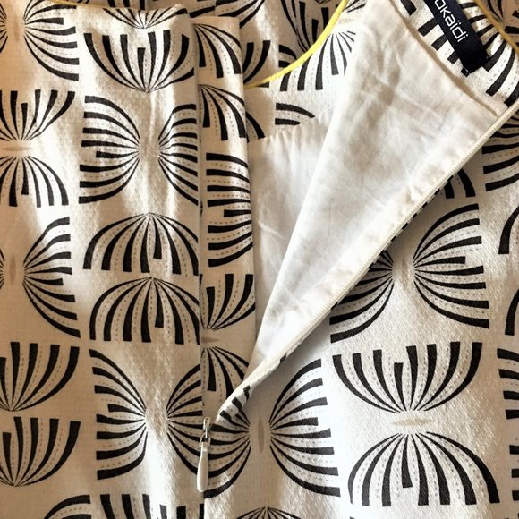 OKAIDI Chic Printed 100% Cotton Dress | 12A/Y - Picture 10 of 15